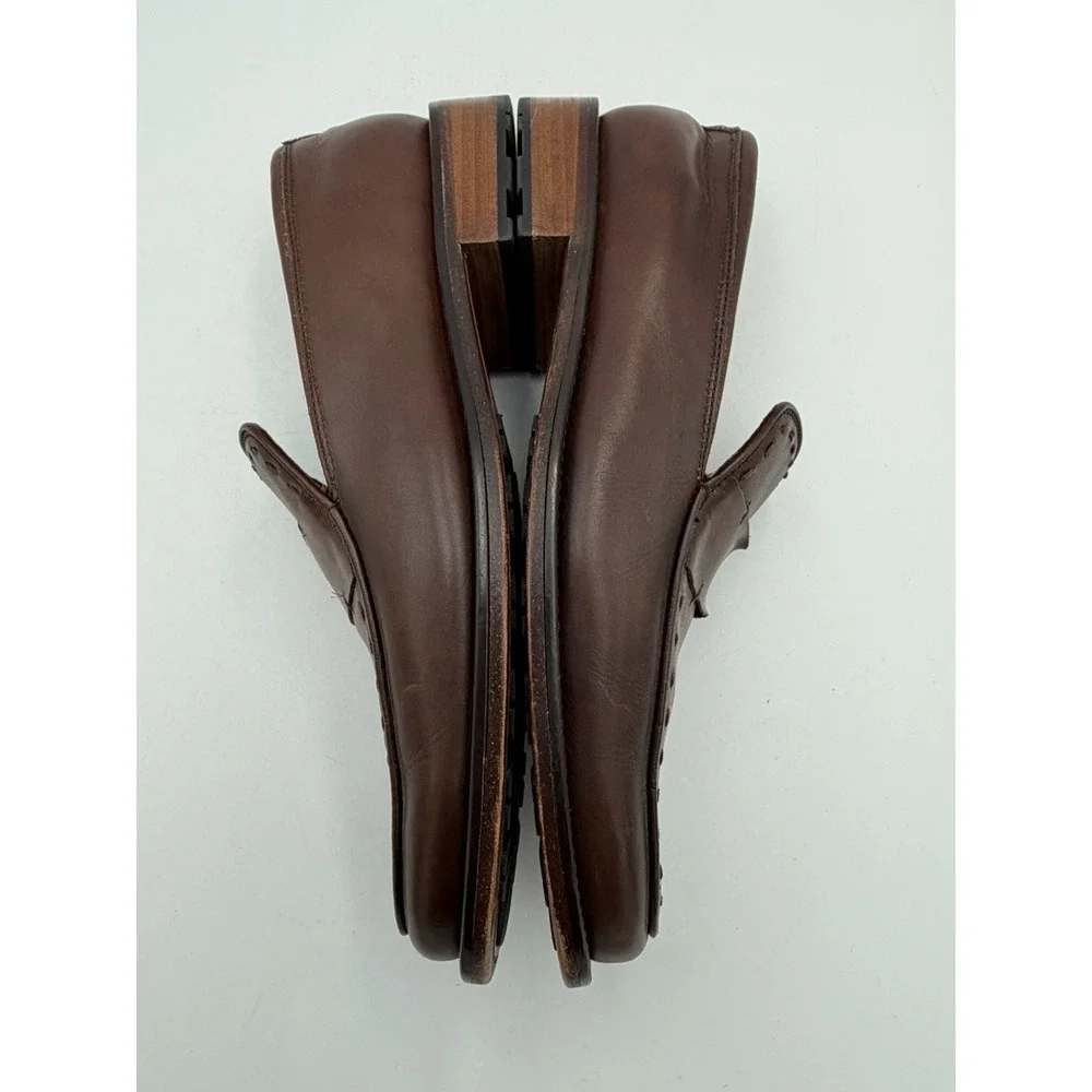 H.S. Trask Choteau Loafer Brown Leather Penny Loafers Men's Size 8M
